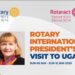 Rotary International President to Uganda from January 5th to January 12th, 2025