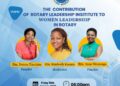 The contribution of RLI  to Women leadership in Rotary